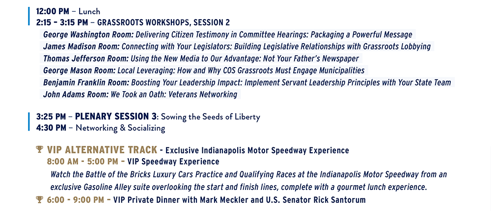 Agenda Day 2